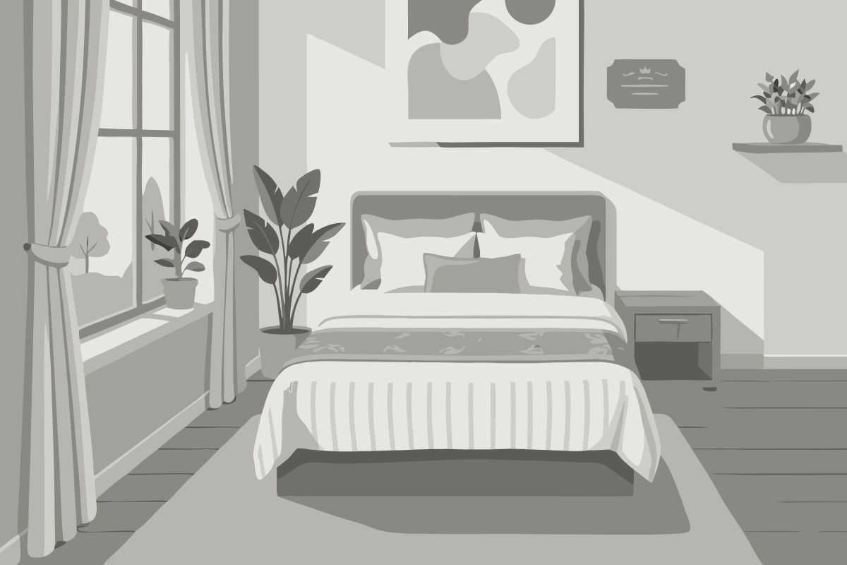 King Room with Parking Lot View and Sofa Bed